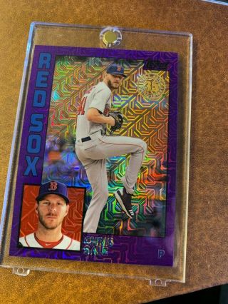 2019 Topps Series 2 Silver Pack Chris Purple Refractor Rare Sp /75