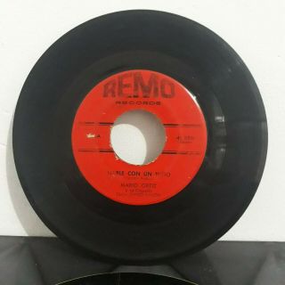 Mario Ortiz " Jalajala No2/hable Con Un NiÑo " Remo Rare 45rpm Records