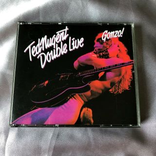 Ted Nugent - " Double Live Gonzo " 2 Cd Set - Rare 1990 Epic Records E2k 35069
