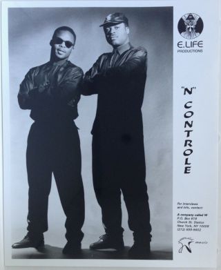 “n” Controle Rare 1991 Press Release Photo For “2 - B Positive”