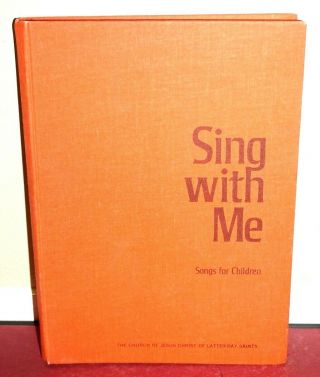 Sing With Me Songs For Children 1974 Lds Mormon Hymn Rare Vintage Spiralbound Hb