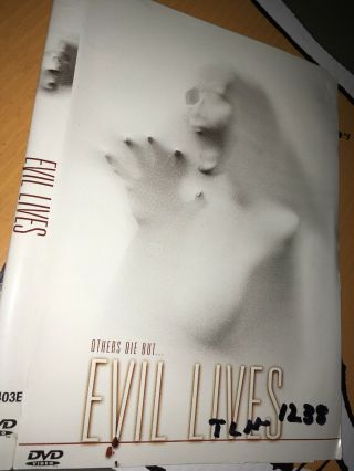 Evil Lives (dawn Wells,  Tristan Rogers) Oop Rare 2000 Dvd Release