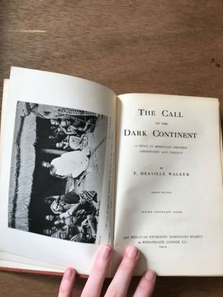 RARE 2nd ED 1912: The Call Of The Dark Continent - ILLUSTRATED 3
