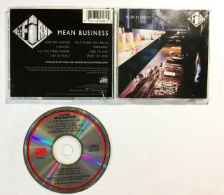 The Firm / Mean Business Cd Usa Atlantic 81628 - 2 Rare