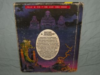 AD&D 1st Ed Hardback - DEITIES & DEMIGODS WITH CTHULHU (FROM 1980 and RARE) 5