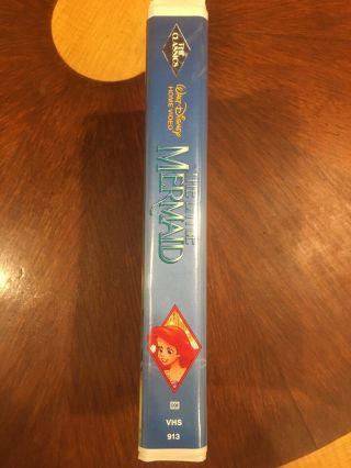 The Little Mermaid (VHS,  1990) Rare Cover 2