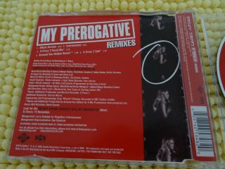 BRITNEY SPEARS MY PEROGATIVE THE REMIXES VERY RARE UK OFFICIAL PROMO ONLY CD 2