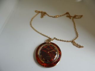 Buler 17 Vintage Jewel Rare Pendant/fob Watch - Fully - 44mm Case