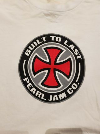 Pearl Jam Built To Last Shirt Vedder Rare Soundgarden