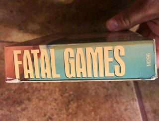 Fatal Games (VHS) Media Video cult horror RARE 5