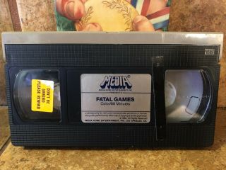 Fatal Games (VHS) Media Video cult horror RARE 7