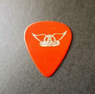 Aerosmith Brad Whitford Japan Pump Tour Vintage Guitar Pick From The Stage Rare