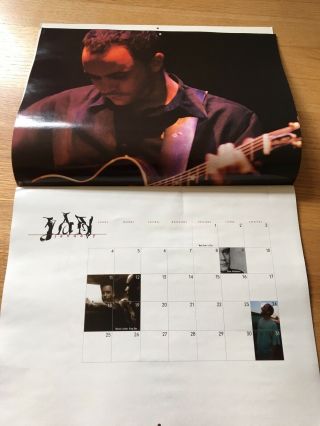 Dave Matthews Band 1998 Tour Calendar Before These Crowded Streers Rare Dmb