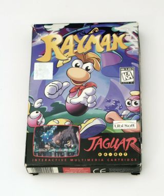Rayman Complete Cib Atari Jaguar Print Ad Note Pad Rare