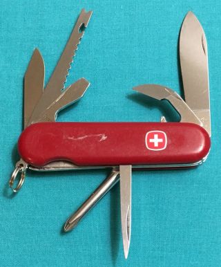 Rare Wenger Delemont Swiss Army Knife - Red Trout - Retired Multi Tool
