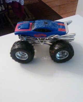 1:64 Scale Hot Wheels Spider Monster Jam Truck,  Blue Rare