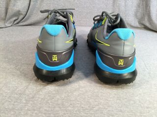 EUC RARE Nike 2013 TW 14 Tiger Woods Golf Shoes Gray/Blue 599416 - 002 12.  0 5