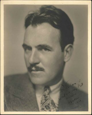 Walter Mcgrail Signed Vintage Silent Film Portrait Archive Find Rare
