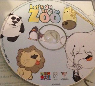Let ' s Go To The Zoo CD Rare 2006 Juice Music Zebra Kookaburra ABC For KIDS 3