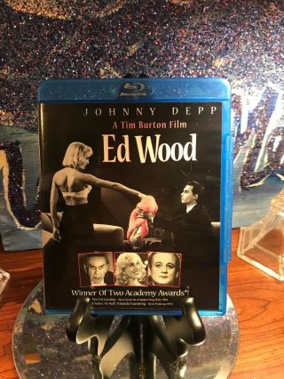 Ed Wood Blu - Ray - Rare Oop Johnny Depp & Bill Murray.