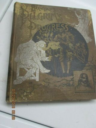 1890 Antique Rare Book The Pilgrim 