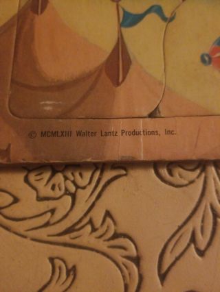 Rare Vintage Preschool Inlaid Puzzle Walter Lantz Space Mouse 7489 5