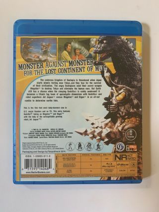 Godzilla Vs.  Megalon (Blu - ray Disc,  2014) Rare 2