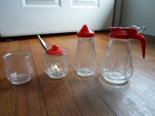 Vintage/ Rare Set Measuring Device Corp Glass Medco Nyc 1950 -