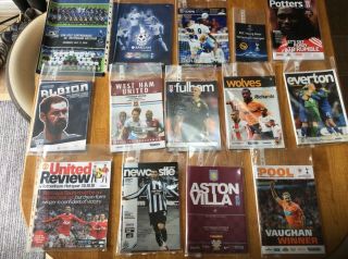 24 Spurs Away Progs From 10/11 Incl Rare Friendly And Champions League Games