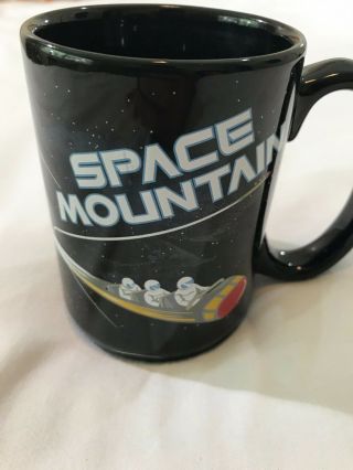 Very Rare Walt Disney World Disneyland Space Mountain coffee tea Mug 4