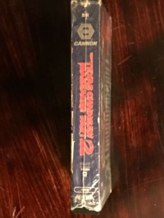 The Texas Chainsaw Massacre 2 VHS Rare Horror Gore Media - Cannon Box / MGM Tape 4