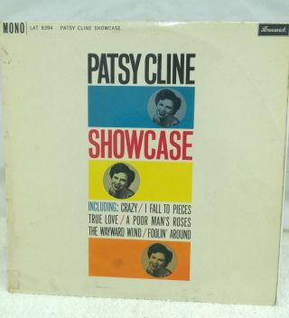 Patsy Cline Showcase Brunswick Lat 8394 Rare Uk 1st Press Dg Vinyl Mono Lp 895