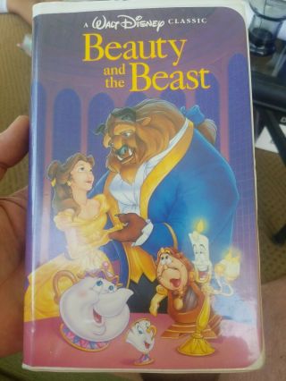 Beauty And The Beast 1992 Vhs Tape Walt Disney 