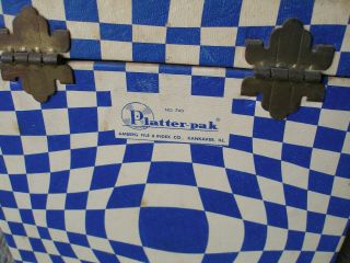 Platter Pak 45RPM Rare vtg Carrying Case & Dividers Holds 50 45 ' s 3