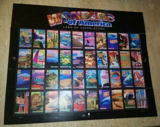Lastamps Wonders Of America Stamps Land Of Superlatives Collectible Rare Limited