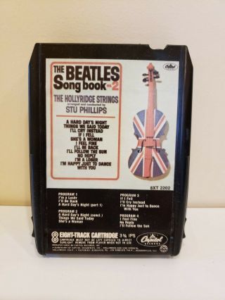 The Beatles Song Book Vol 2 8 Track Tape The Hollyridge Strings Rare