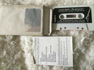 Zoviet France Assault And Mirage Cassette Rare 80’s Electronica