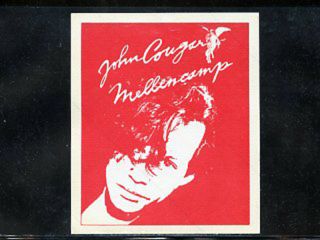 John Cougar Mellencamp - Rare Backstage Pass