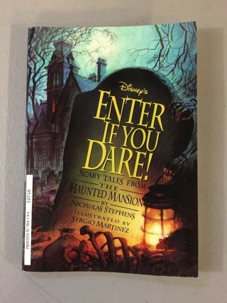 Disney’s Enter If You Dare Scary Tales From The Haunted Mansion Rare Oop 1995