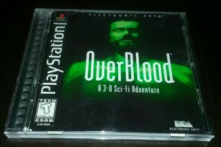 Overblood For Sony Playstation 1,  Ps1,  Complete,  Cib,  Rare