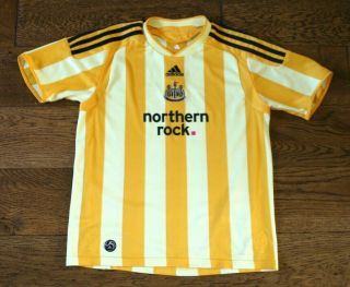 Rare 2009/2010 Newcastle United Away Football Shirt Adidas Youths Medium