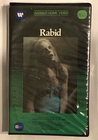 Rabid 1977 (1983 Beta) Horror Rare