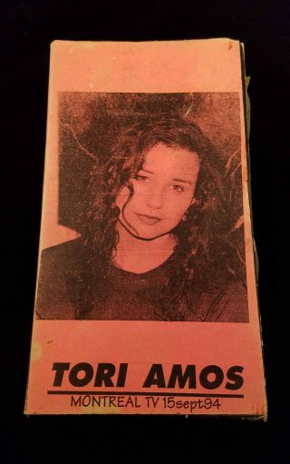 Tori Amos Montreal Tv 15 Sept 1994 Vhs - Rare Footage Made In Italy