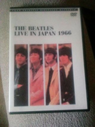 The Beatles Live In Japan Dvd & Pictures 2 Disc Rare 1966 2003