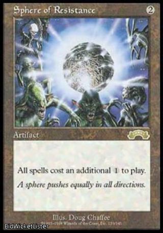 Sphere Of Resistance (rare) Near Normal English - Magic The Gathering