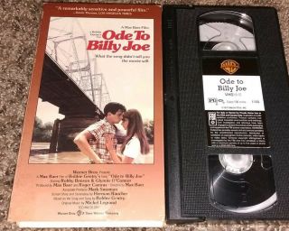 Ode to Billy Joe vintage vhs Robby Benson 1976 movie RARE Vintage video not dvd 2