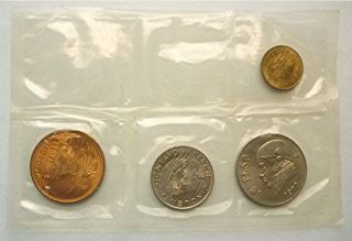 1970 Mexico - Complete Unc Coin Set (4) - 5,  20,  50 Centavos & Peso - Rare