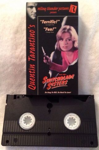Switchblade Sisters by Quentin Tarantino (Prev.  Viewed VHS) RARE OOP 4