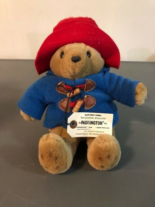 Vintage Paddington Bear Plush 10 " Eden Toys Usa Collectible Rare
