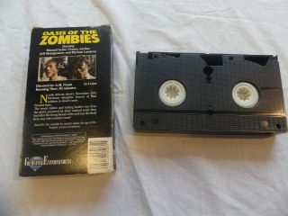 Oasis of the Zombies VHS Gemstone Entertainment RARE Horror Cult OOP 2